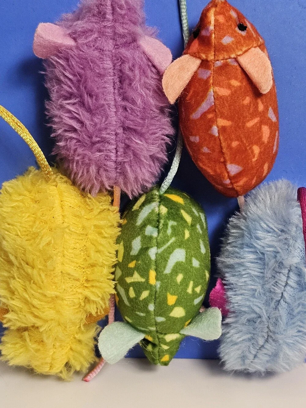 Boots & Barkley Swat Chase catnip toys Toy plush 5 pk mouse set Cats Pet Kitten